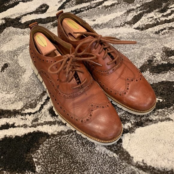 Cole Haan ZERØGRAND Leather Wingtip Oxford Size 11